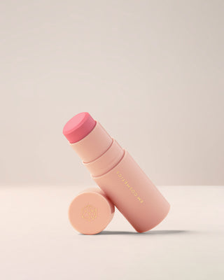 EM Cosmetics So Soft Blush stick in Baby, a pale pink cream blush for a delicate, natural-looking, satin-finish flush.
