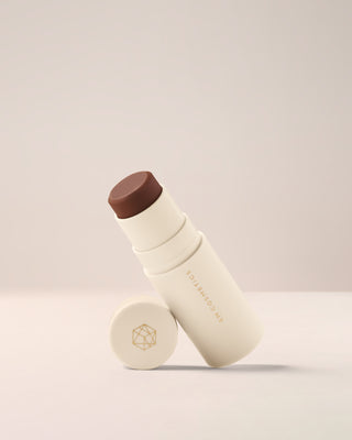 EM Cosmetics So Soft Multi Faceplay stick in Nomadic, a fair-light cream bronzer for a natural, soft-matte contour.