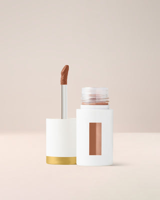 EM Cosmetics Everglass Lip Dew in Tea, a sheer berry, a comfortable lip gloss for a wash of color with intense shine.