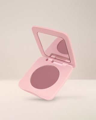 EM Cosmetics Pillow Plush Blush in Tickled, a soft pink cushion blush that gives cheeks a delicate, velvety, dewy finish.