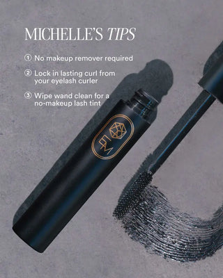 ShapeShift Tubing Mascara usage guide showing application techniques and benefits